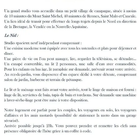 Le Nid De La Baie Appartement Crollon