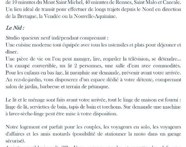 Le Nid De La Baie Appartement Crollon